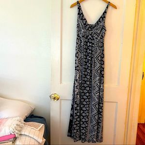 Gently loved Soma maxi dress with bandana print Sz M